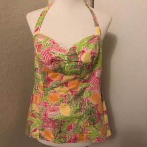Lilly Pulitzer Juice Stand Print Halter